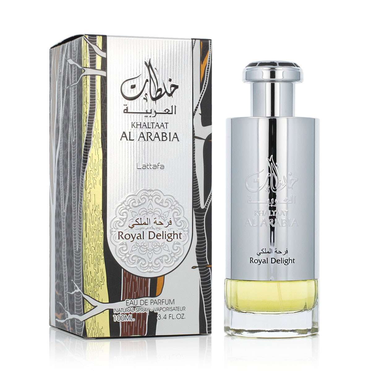 Khaltat Al Arabia Royal Delight(Silver)100ml EDP Men Spray